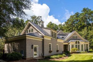 New England Home on a sunny day exterior