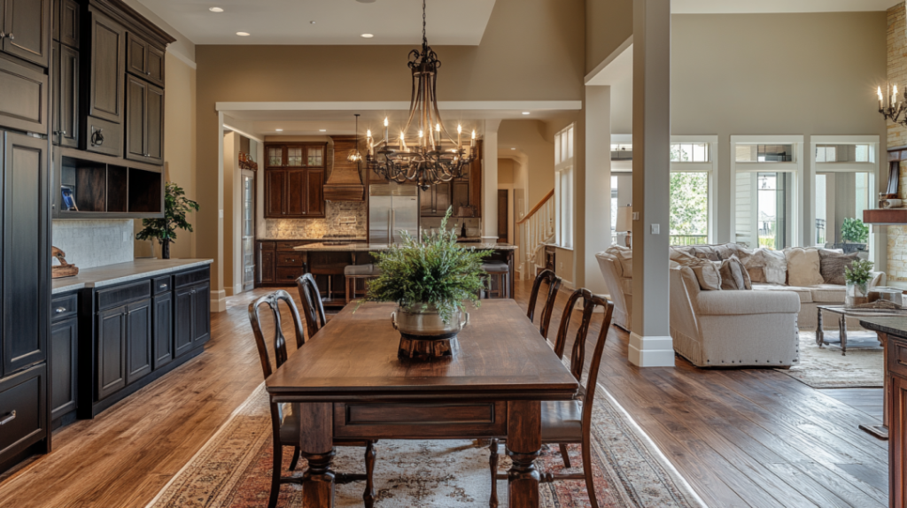 formal dining room open concept